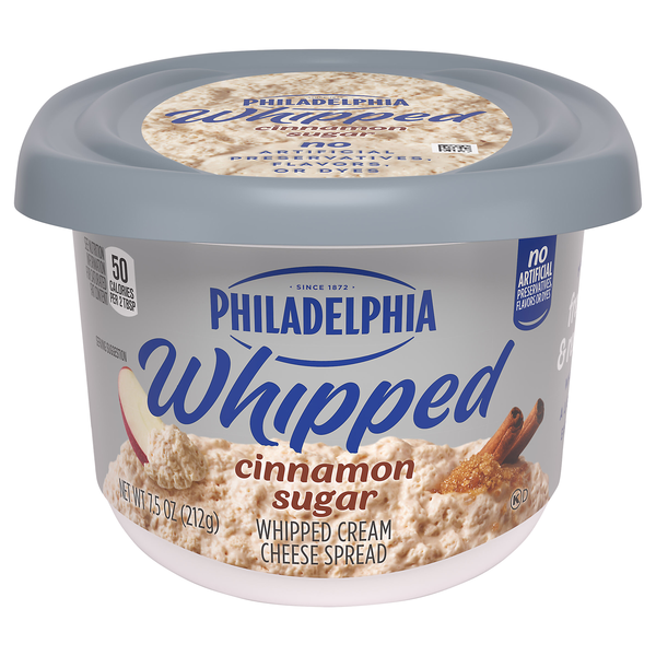 Philadelphia Cinnamon Sugar Whipped Cream Cheese Spread