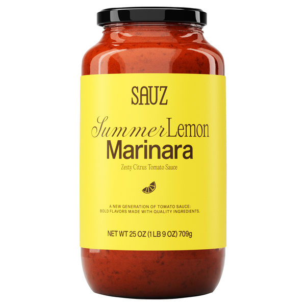Sauz Summer Lemon Marinara Zesty Citrus Tomato Pasta Sauce