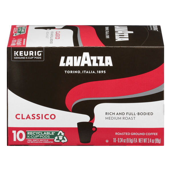 Save on LavAzza Classico Medium Roast Coffee KCups Order Online