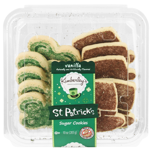 Kimberley's Bakeshoppe St Patrick's Vanilla Sugar Cookies