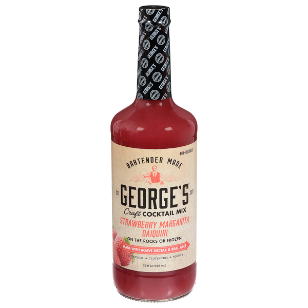 George's Craft Strawberry Margarita Daiquiri Cocktail Mix