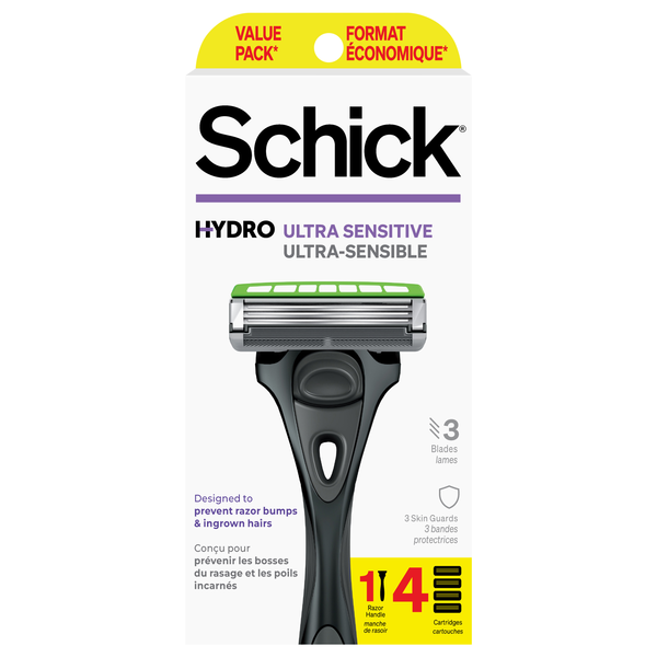 Schick Hydro Ultra Sensitive Razor Value Pack