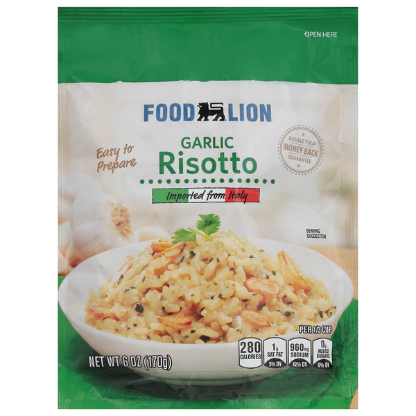 Save on Food Lion Garlic Risotto Order Online Delivery Food Lion
