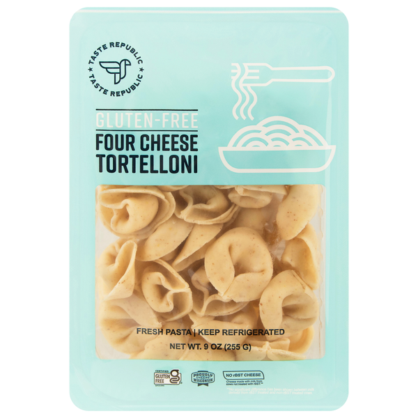 Taste Republic Gluten Free Four Cheese Tortelloni Pasta Fresh