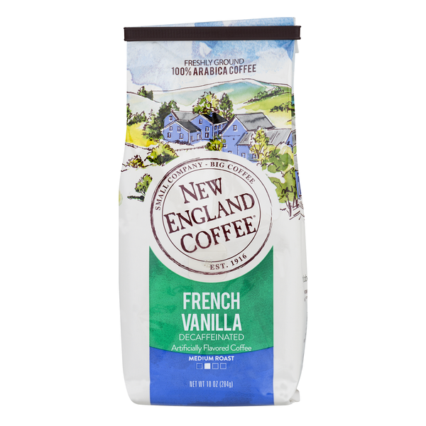 New England Coffee Decaf French Vanilla Medium Roast Ground Coffee