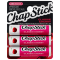 ChapStick Classic Cherry Lip Protectant - 3 ct