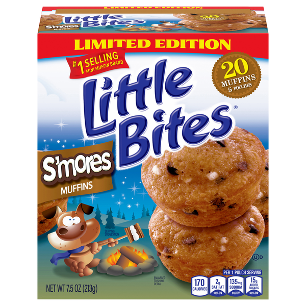 Entenmann's Little Bites S'mores Mini Muffins - 5 ct
