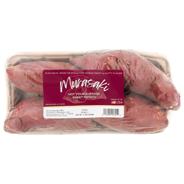 Sterman Masser Murasaki Sweet Potato - 4 ct