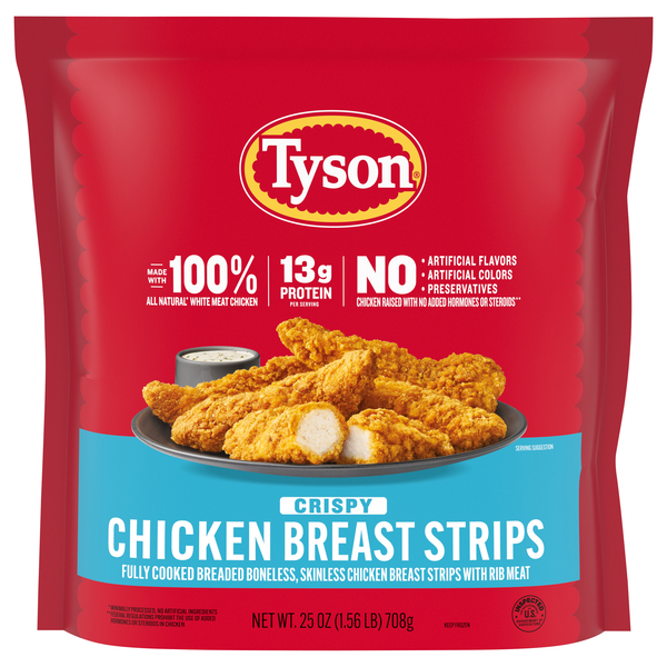 Tyson Natural Breaded Chicken Strips Frozen