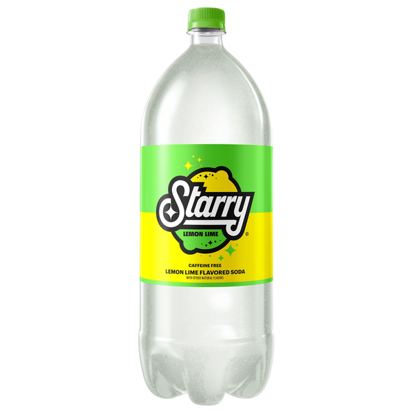 Starry Caffeine Free Lemon Lime Soda