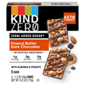 KIND Zero Gluten Free Keto Peanut Butter Dark Chocolate Bars - 5 ct