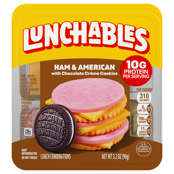Lunchables Cracker Stackers Ham & American