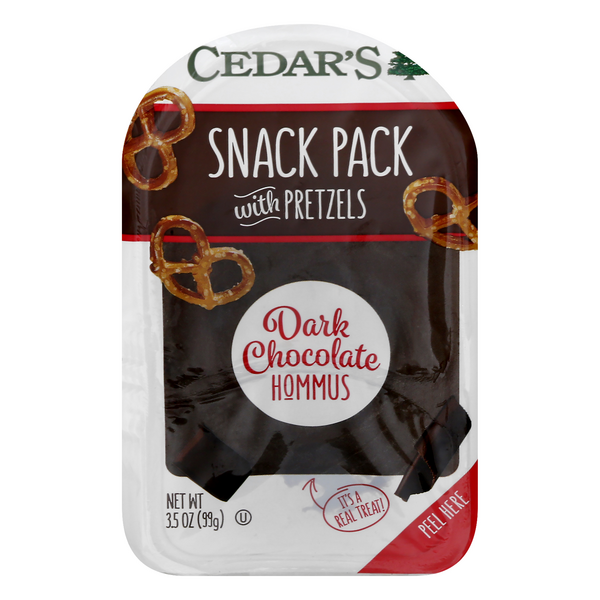 Save on Cedar's Snack Pack Dark Chocolate Hommus with Pretzels Order