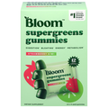 Bloom Strawberry Kiwi Supergreens Gummies 12 ct ea - 4 pk