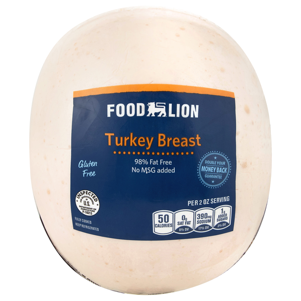 Food Lion Deli Gluten Free Turkey Breast (Regular Sliced)