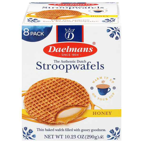Daelmans Stroopwafels Honey Dutch Waffle Cookies - 8 ct