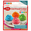 Betty Crocker Neon Pink Purple Green & Orange Gel Food Colors - 4 ct