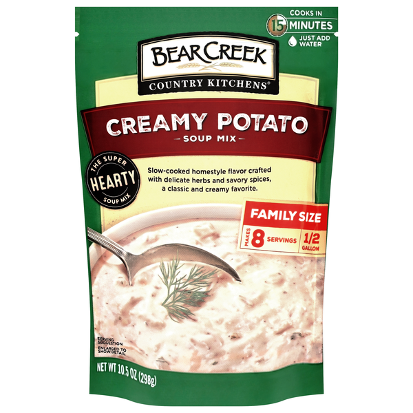 Bear Creek Country Kitchens Creamy Potato Soup Mix Family Size