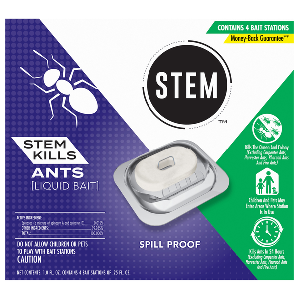 STEM Spill Proof Liquid Ant Bait - 4 ct