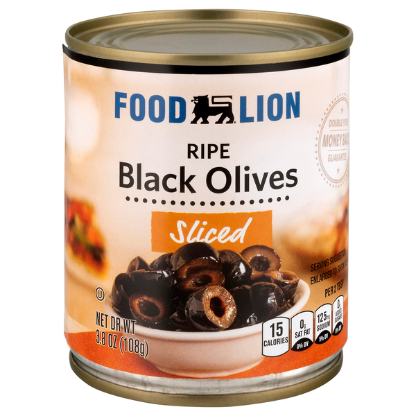 Food Lion Sliced Ripe Black Olives