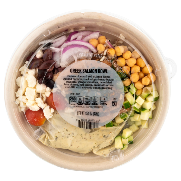 Our Brand Greek Salmon Bowl