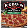 Red Baron Brick Oven Crust Pepperoni & Jalapeno Pizza Frozen