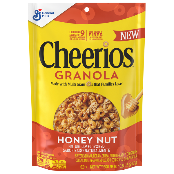 Cheerios Honey Nut Multigrain Granola Cereal