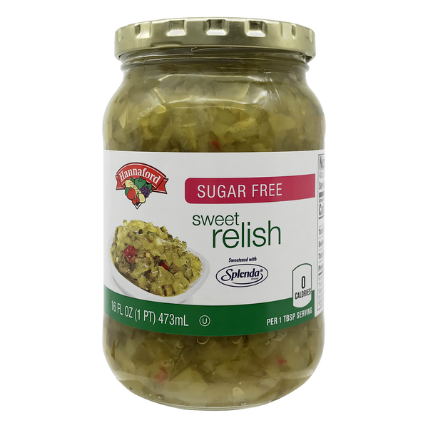Hannaford Sweet Relish Sugar Free