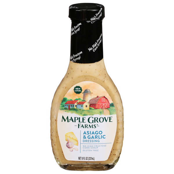 Save on Maple Grove Farms Gluten Free Asiago & Garlic Dressing Order