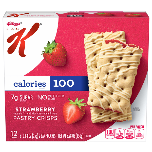 Special K Strawberry Pastry Crisps Bars - 6 ct