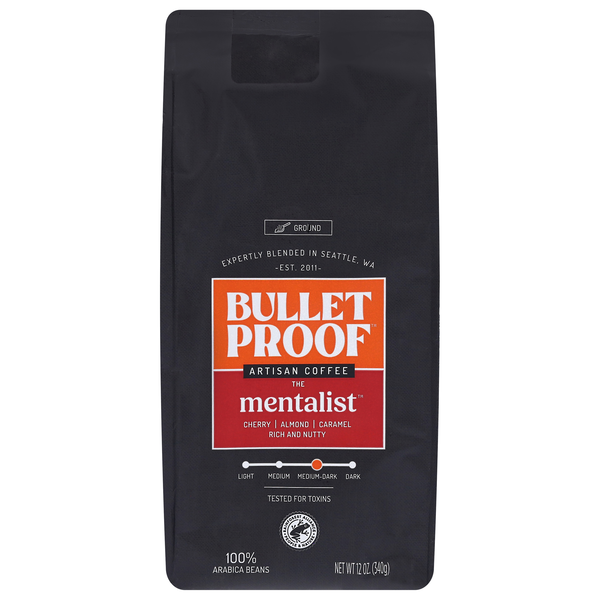 Bulletproof The Mentalist Medium-Dark Roast Ground Coffee
