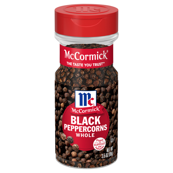 McCormick Whole Black Peppercorns