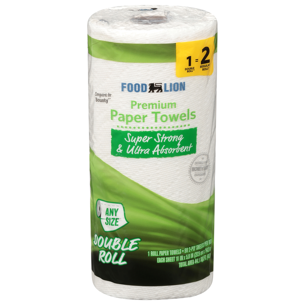 Food Lion Premium Super Strong & Ultra Absorbent Paper Towels