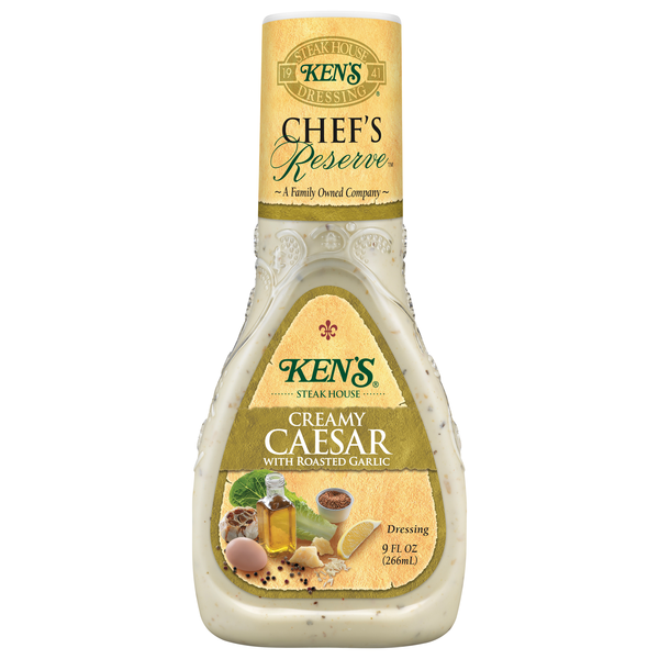 Ken's Steak House Chef's Reserve Creamy Caesar w/Roasted Garlic Dressing