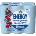 V8 Zero Sugar Blueberry Raspberry Energy Drink - 6 pk