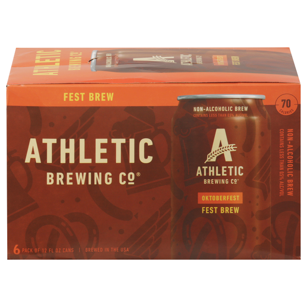 Athletic Brewing Co. Oktoberfest Fest Brew Non-Alcoholic Beer - 6 pk
