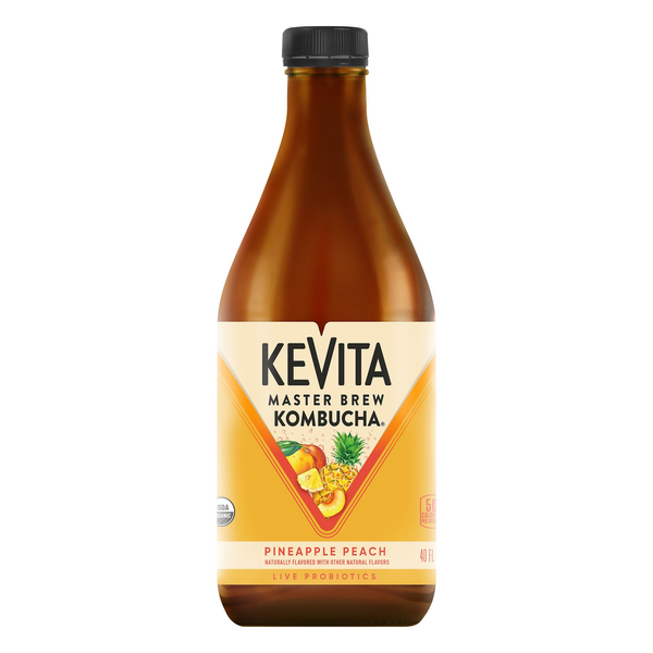 Save on KeVita Master Brew Kombucha Pineapple Peach Order Online
