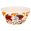 Smart Living Harvest Bamboo Bowl Fall Leaves