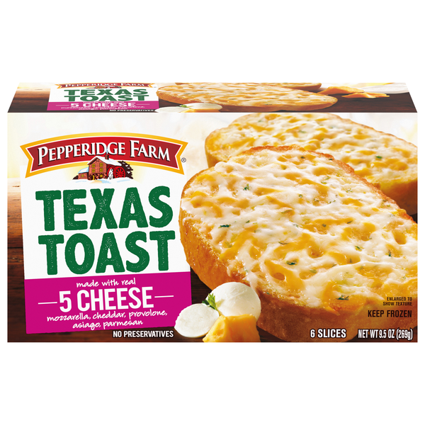 Pepperidge Farm 5 Cheese Texas Toast - 6 ct Frozen