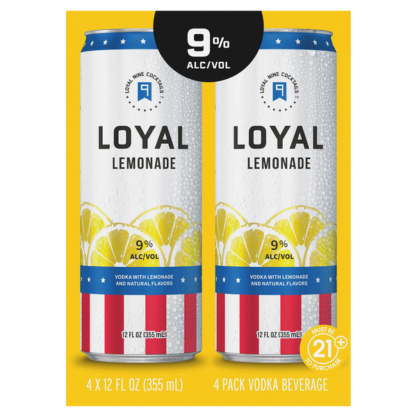 Loyal Nine Cocktail Lemonade - 4 pk