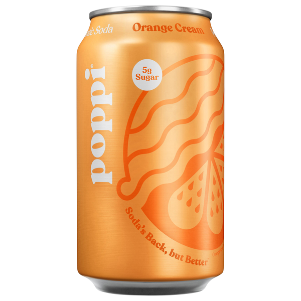 Poppi Orange Cream Prebiotic Soda