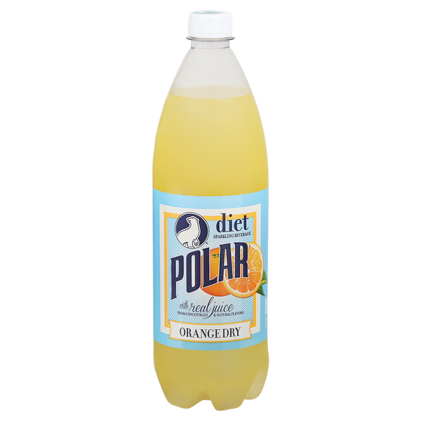 Polar Diet Orange Dry Sparkling Beverage Soda