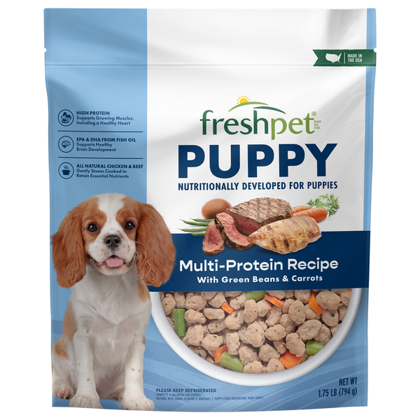 Freshpet Multi-Protein Recipe w/Green Beans & Carrots Puppy Food