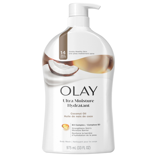 Olay Ultra Moisture Coconut Oil Hydrating Body Wash Pump