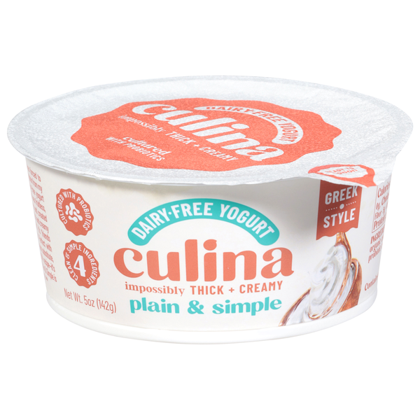 Culina Dairy-Free Plain & Simple Greek Style Yogurt
