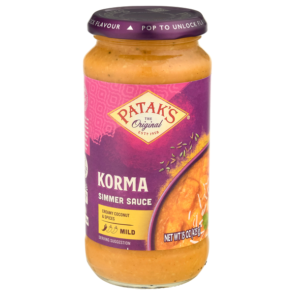 Patak's Mild Korma Simmer Sauce