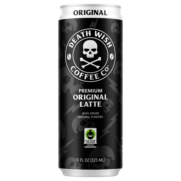 Death Wish Premium Original Latte Cold Brew Coffee
