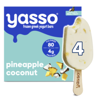 Yasso Pineapple Coconut Greek Yogurt Bars - 4 ct | MARTIN'S