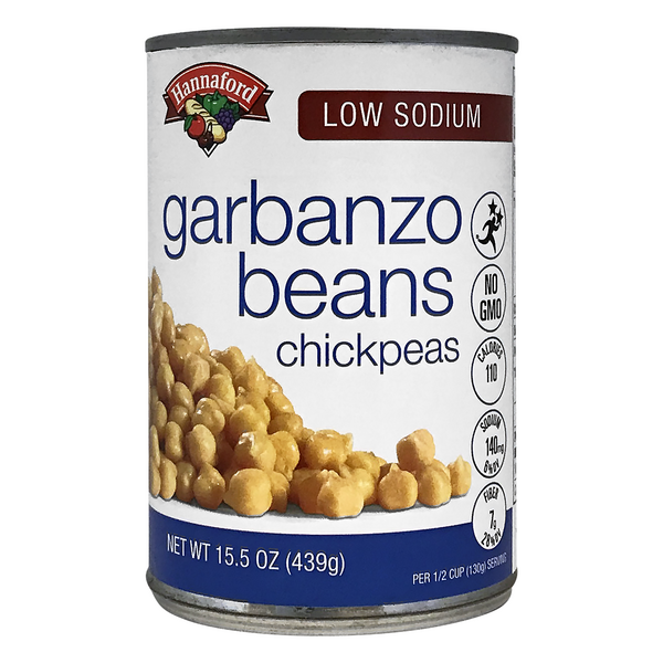 Hannaford Low Sodium Garbanzo Beans Chickpeas