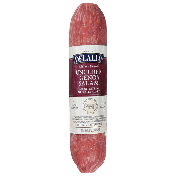 Save on DeLallo Genoa Salami All Natural Order Online Delivery GIANT